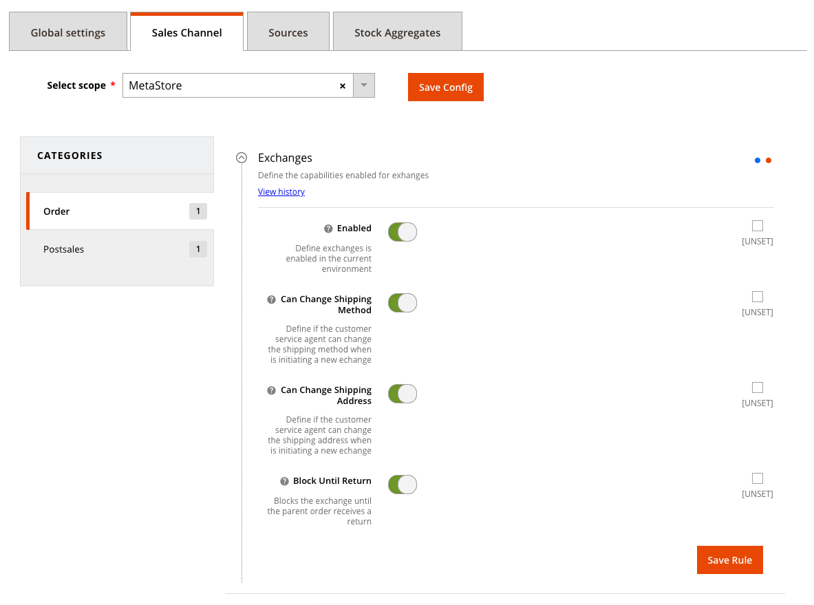 SI Portal exchanges